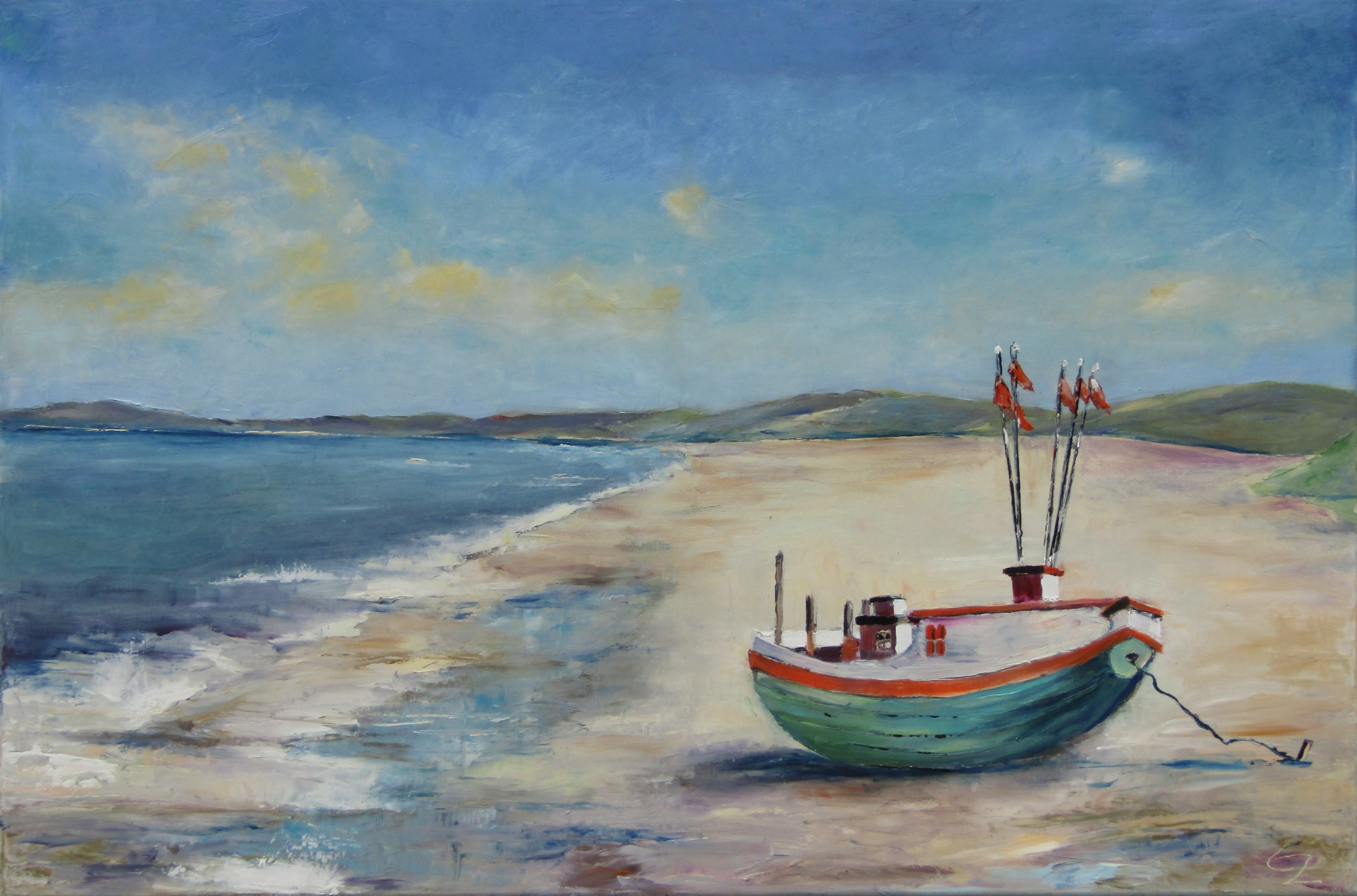 Strand bei Dänemark von Zenzes, Christa 
